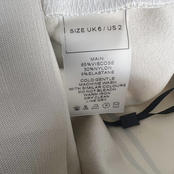 Maniere De Voir Leggings Women's Cream Size 2 NWT - Picture 11 of 11